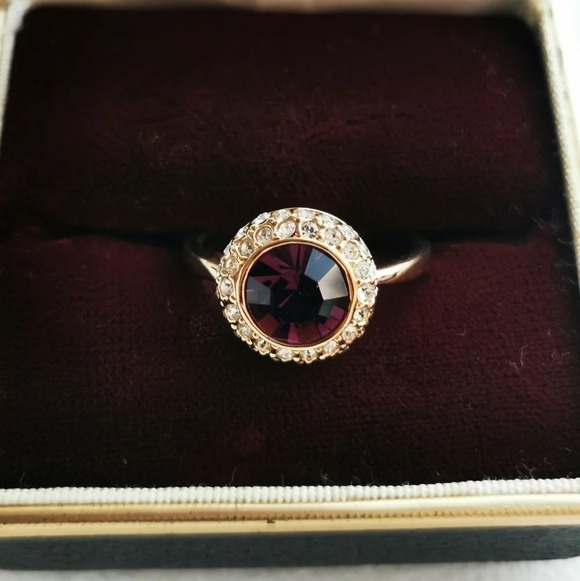 18k GP Halo ring - Picture 2 of 4